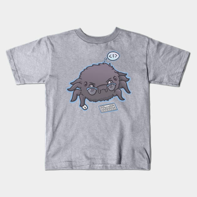 Computer geek Kids T-Shirt by teahabe